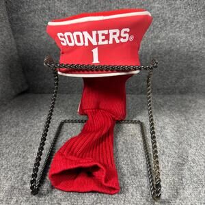 OU Sooners Golf Club Sock Red 1 Wood Golfing Gear Club Cover